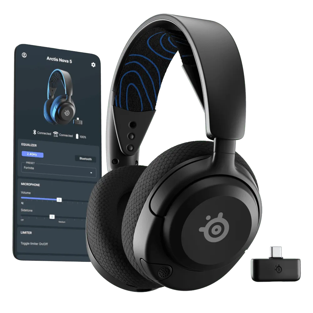 SteelSeries Arctis Nova 5 Wireless Gaming Headset - Black SteelSeries Arctis Nova 5 Wireless Gaming Headset - Black